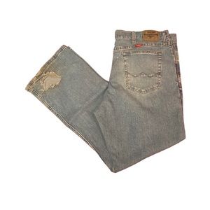 Light Wash Wrangler Boot Cut Jeans